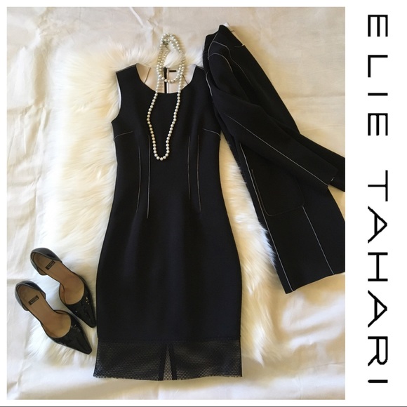 Elie Tahari Reversible Dress & Jacket - Picture 4 of 8